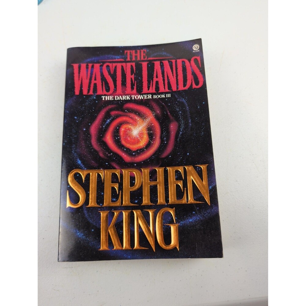 THE WASTELANDS The Dark Tower III Stephen King PB Plume Illustrated 1991 Paper